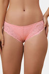 Soie Mid Rise Medium Coverage Lacy Brief - Crstal Rose — thumbnail 1